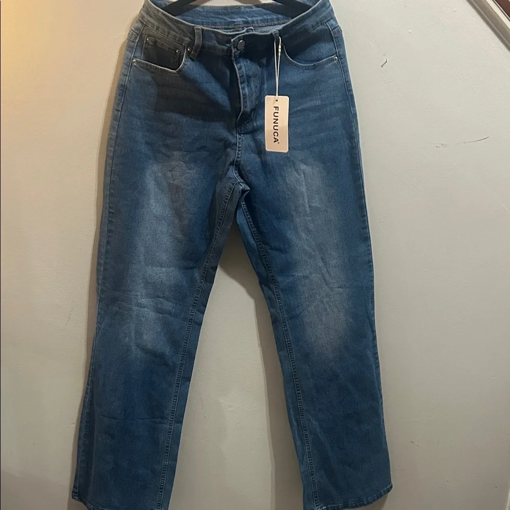 Women's Classic Straight Leg Jeans - Dark Blue